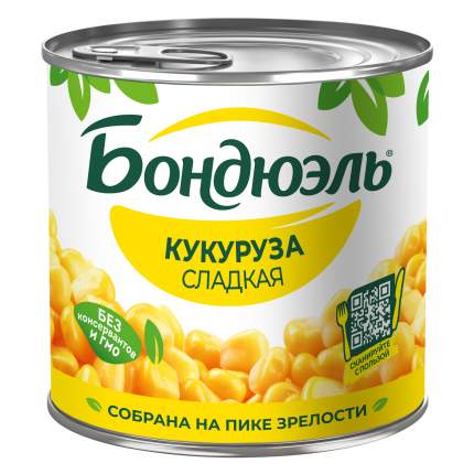 Кукуруза «Бондюэль» сладкая, 340 г