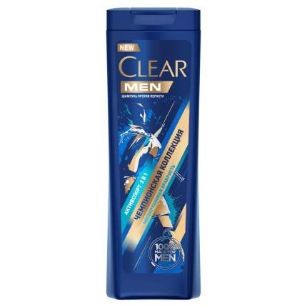 Шампунь 2в1 Clear Men Активспорт 400 мл