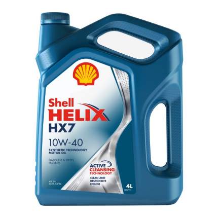 Масло моторное Shell Helix НХ7 10w40, 4 л