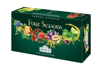 Чайное ассорти Ahmad Tea four season's 15 вкусов 90 пакетиков