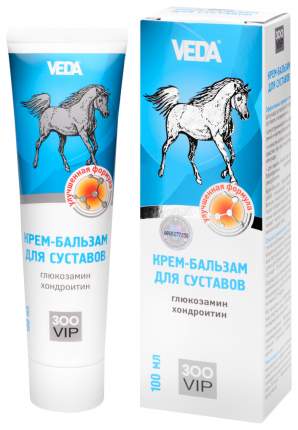 Крем-бальзам для суставов лошадей VEDA Zoo VIP с глюкозамином и хондроитином, 500 мл