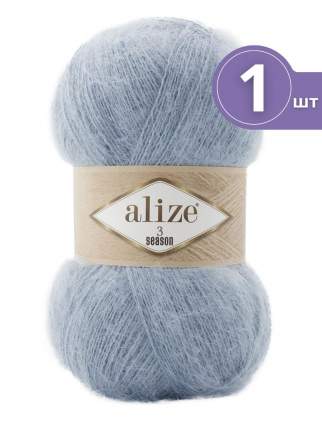 Пряжа Alize 3 Season 3 Сезона 1 моток Цвет: 21 серый 100г   ...