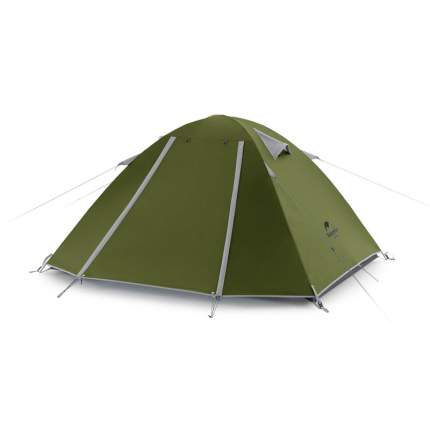 Палатка Naturehike с алюминиевыми дугами, на 3 человека, NH18Z033-P, тёмно-зелёная