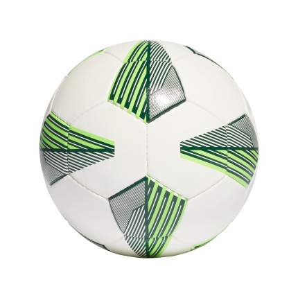 Футбольный мяч Adidas Tiro Match №5 white/team dark green/team solar green