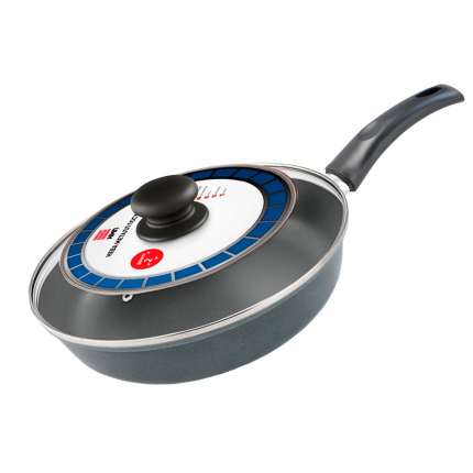 Высококачественная универсальная сковорода 24 см, Нева Металл Посуда. Титан II. Коллекция Особенная, произведенная в России -  ...