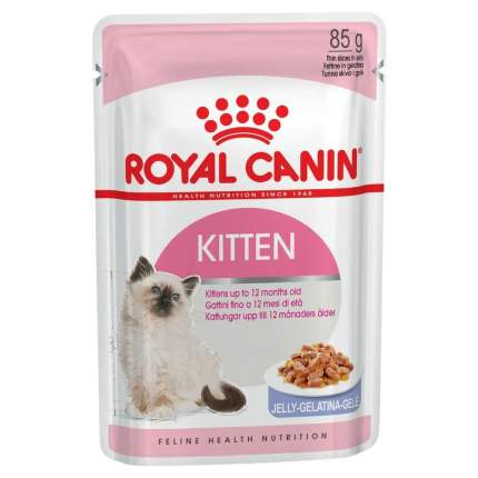 Влажный корм для котят Royal Canin Kitten Instinctive, мясо в желе, 85г