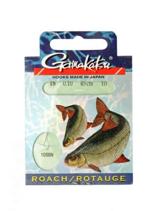 Крючки рыболовные Gamakatsu G-CARP SPECIALIST R HOOKS GREY #4