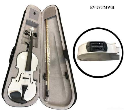 Акустическая Скрипка Brahner Ev-380/mwh 4/4, со Звукоснимателем, цвет – Белый металик