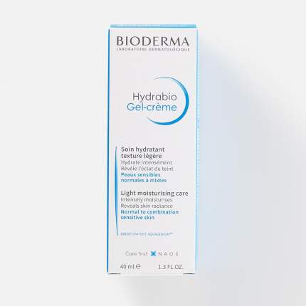 Крем для лица BIODERMA Hydrabio Gel-Creme увлажняющий уход, с легкой текстурой 40 мл