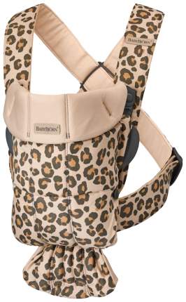 Рюкзак для новорожденных Babybjorn mini cotton леопард/бежевый 0210.75