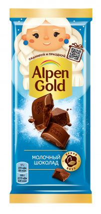 Шоколад Alpen Gold молочный 80 г