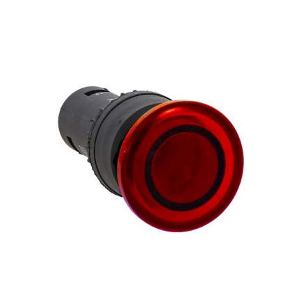 Кнопка EKF PROxima SW2C-MD sw2c-md-rr красная с подсветкой NC Грибок