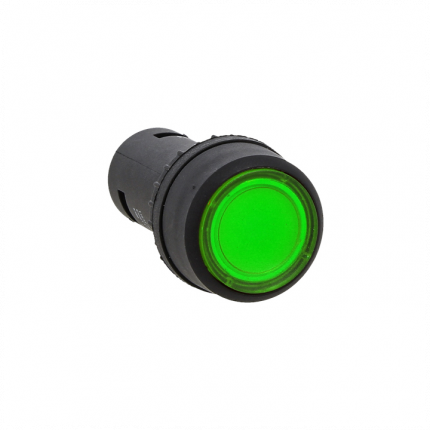 Кнопка EKF PROxima SW2C-10D sw2c-md-g-24 с подсветкой зеленая NO 24В