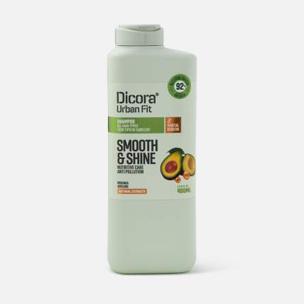 Шампунь для всех типов волос Dicora Urban Fit с экстрактом авокадо, 400 мл