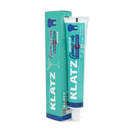 Зубная паста Klatz GLAMOUR ONLY  для девушек Вечерний вермут без фтора 75 мл