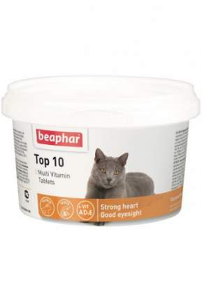 Витаминный комплекс для кошек Beaphar Top 10, 180 таб