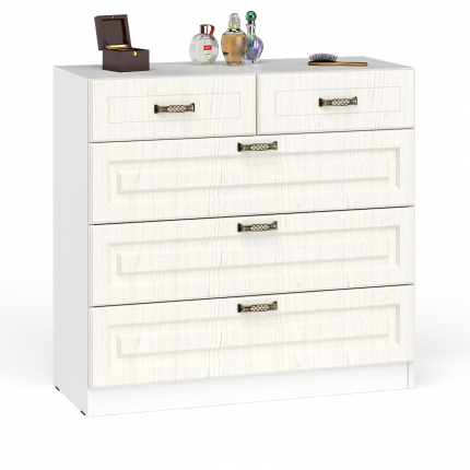 Комод Mobi Ливерпуль 10.103 ясень ваниль/белый, 100х41х95 см