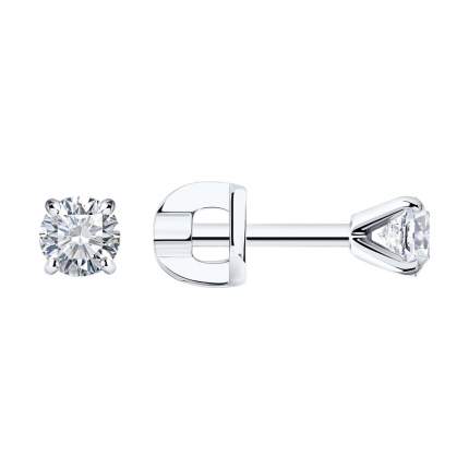 Серьги золота SOKOLOV 9020059-5, бриллиант искусственный