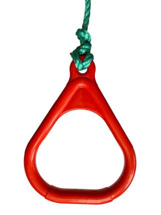 ROK 2 шт гимнастические кольца с веревкой для турников, детских площадок