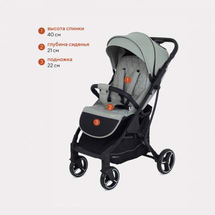 Коляска детская прогулочная MOWBaby SMART MB101 Green 2023