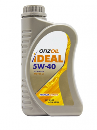 Моторное масло ONZOIL синтетическое IDEAL SN SAE 5W40 0,9л