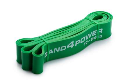 Петля тренировочная band4power зеленая 17-54 кг