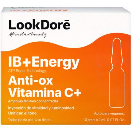 Сыворотка для лица LOOKDORE IB+Energy Ampoules Anti-ox Vitamin C с витамином С, 10x2 мл