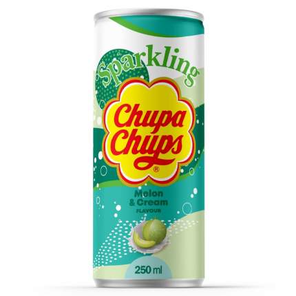 Напиток Chupa Chups газированный, со вкусом дыни и сливок, 250 мл