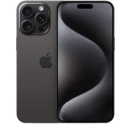 Смартфон Apple iPhone 15 Pro Max 256 Гб, nano-SIM + eSIM, Black Titanium