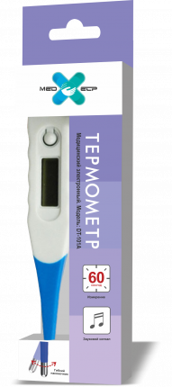 Термометр медицинский электронный Med elp, модель DT-101A мягкий