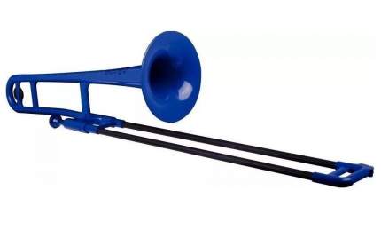 Тенор-Тромбон Bb Pbone 1b, цвет Синий, пластиковая конструкция