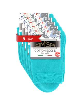Материал верха: полиамид; хлопок; эластан, Тип: носки детские, Цвет: бирюзовый, Цвет производителя:   ...