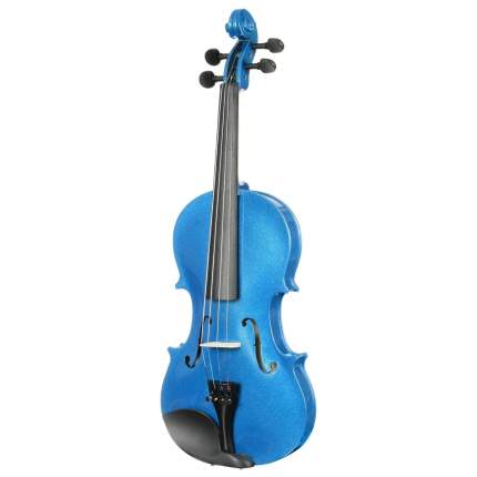 Синяя скрипка Antonio Lavazza Vl-20/bl 1/4 , кейс,  смычок и канифоль в комплекте