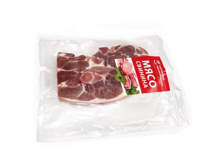 Отруб шейно-лопаточный свиной Кировский мясокомбинат на кости замороженный ~1 кг