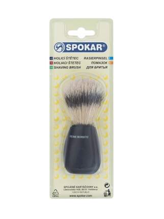Помазок для бритья SPOKAR 8304/156/P натуральная щетина кабана имитация барсук черный
