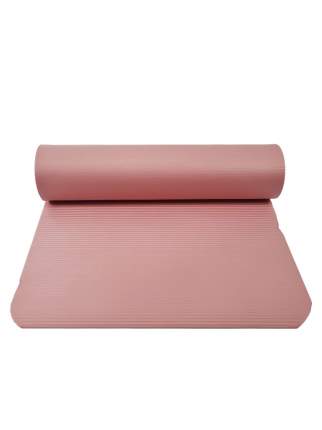Коврик для йоги и фитнеса URM B01005 светло-розовый 183 см, 10 мм