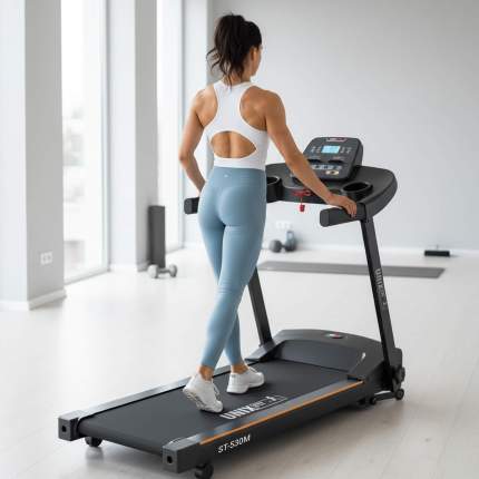 Беговая дорожка для дома UNIX Fit ST-530M, пиковая мощность 2.0 л.с, до 110 кг