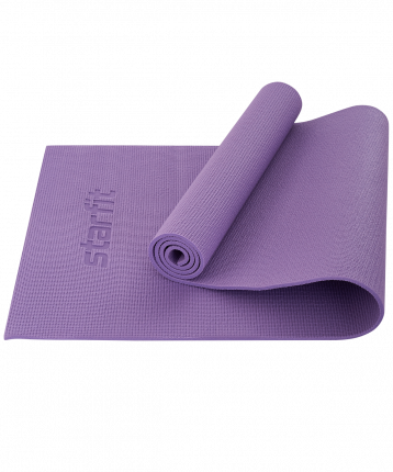 Коврик для йоги StarFit Core FM-104 фиолетовая пастель 183 см, 8 мм