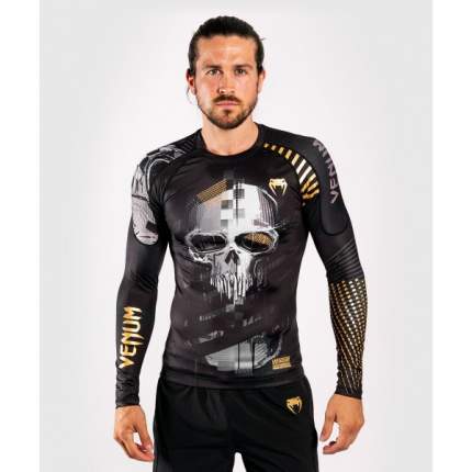 Рашгард Venum Skull L/S black, XL INT