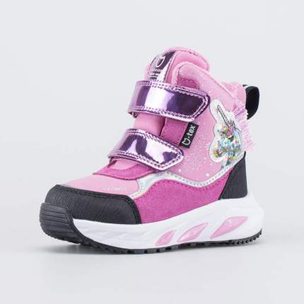 Ботинки детские Котофей 254834-42, розовый, 24