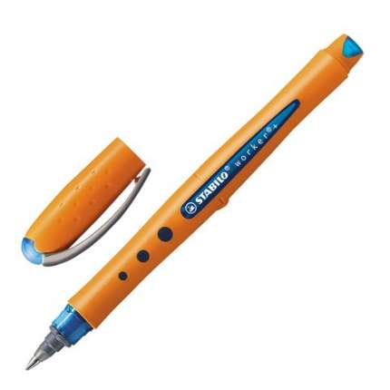 Ручка-роллер Stabilo Worker 2018/41, soft-touch, узел 0,7 мм, линия письма 0,5 мм, синяя