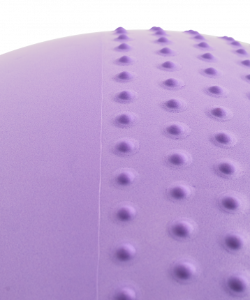 Мяч полумассажный StarFit Core фиолетовая пастель, 65 см