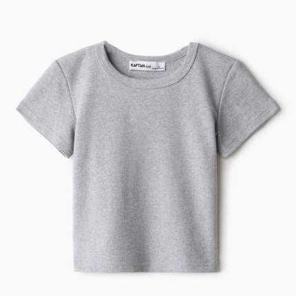 Материал верха: хлопок, Тип: футболка детская, Цвет производителя: серый, Цвет:   ...