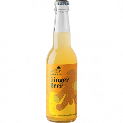 Натуральный имбирный лимонад / Lemonardo Ginger Beer, 330мл. 12шт.