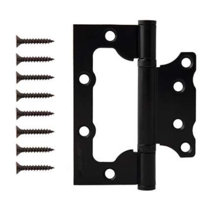 Петля накладная для деревянных дверей Apecs 100х75х2.5 мм B2-Steel-BLM 30751 черный матова