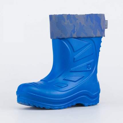 Цвет производителя: синий, Цвет: синий, Материал верха: полимер, Тип: сапоги   ...