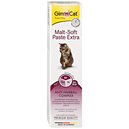 Паста Gimcat Мальт Софт Экстра для кошек 200 г