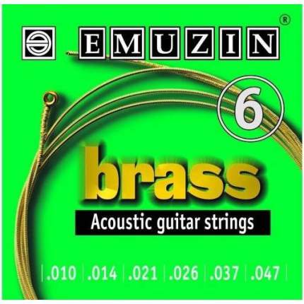 Струны для акустической гитары EMUZIN BRASS   ...