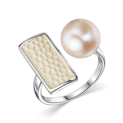 Тип: кольцо, Материал изделия: серебро, Цвет вставки: бежевый, Цвет материала:   ...