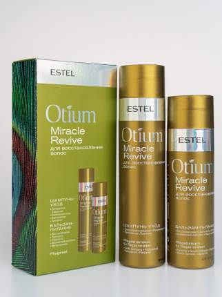 Набор для восстановления волос Estel Otium Miracle (шампунь 250 мл, бальзам 200 мл)